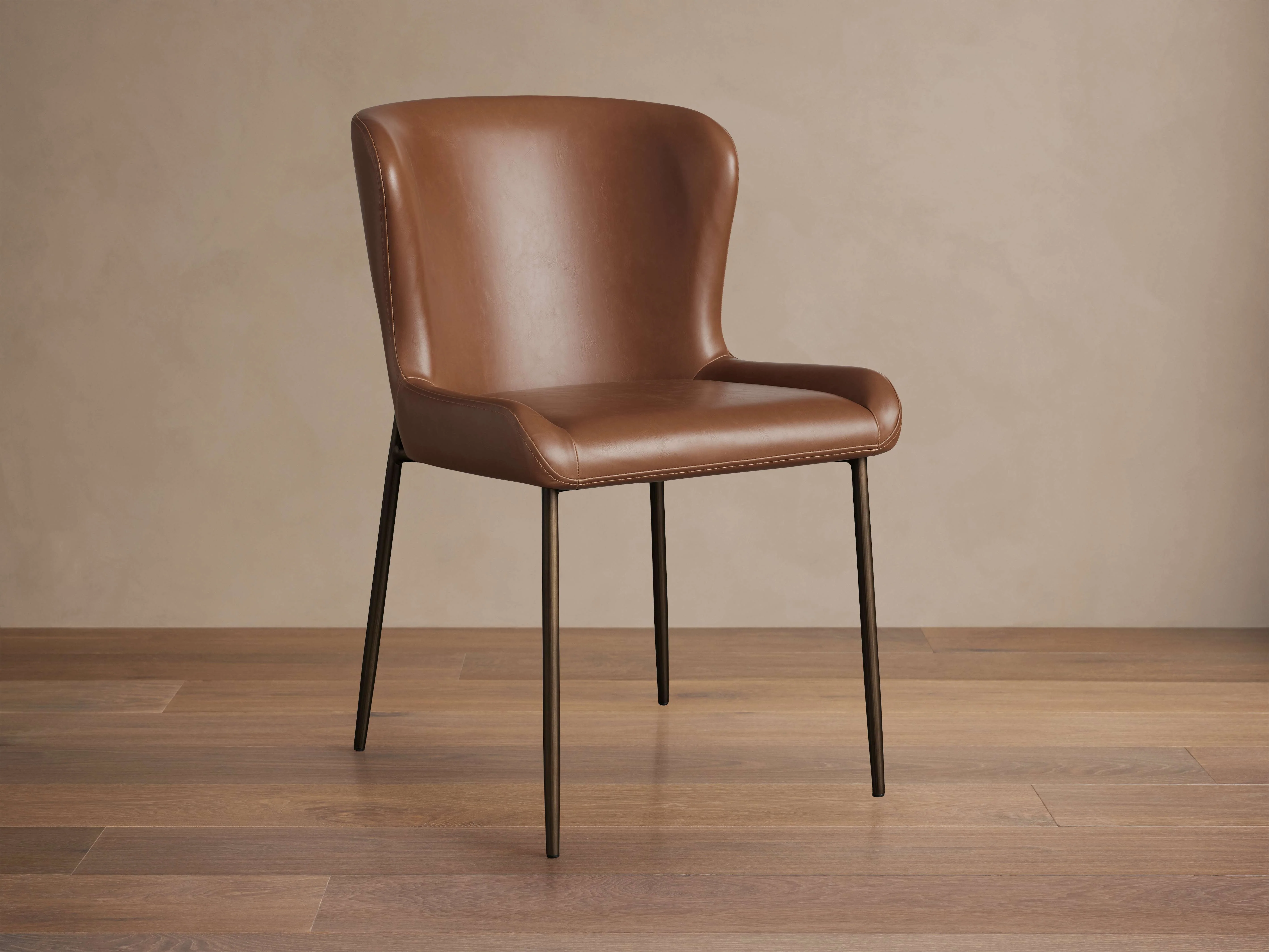Kirsten Faux Leather Dining Chair - Arhaus
